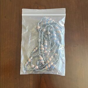 Striped Beaded Necklace